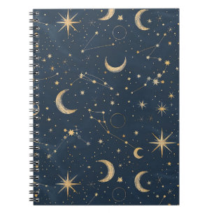 Caderno Espiral Constelação Celestial - Noite Estelar (1)