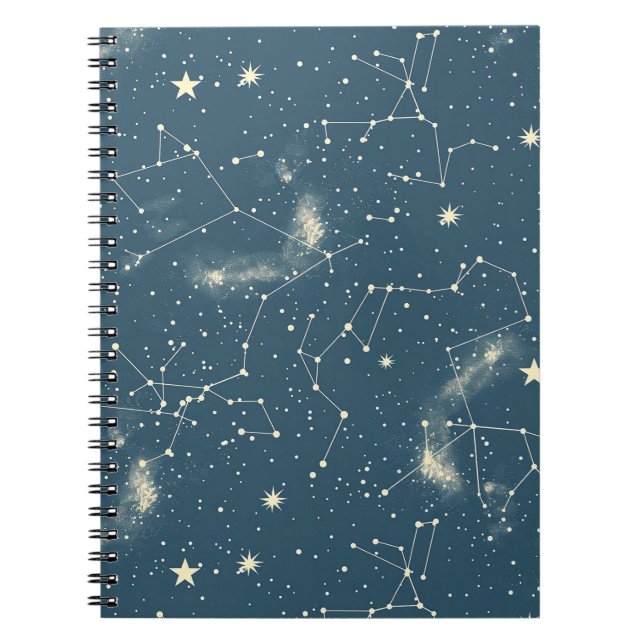 Caderno Espiral Constelação Celestial - Noite Estelar (2) (Frente)