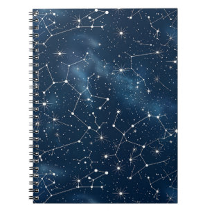 Caderno Espiral Constelação Celestial - Noite Estelar (4)