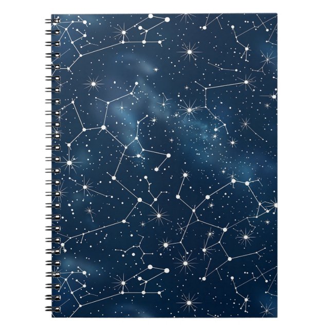 Caderno Espiral Constelação Celestial - Noite Estelar (4) (Frente)