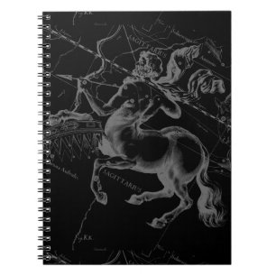 Caderno Espiral Constelação de Sagittarius Classy Hevelius