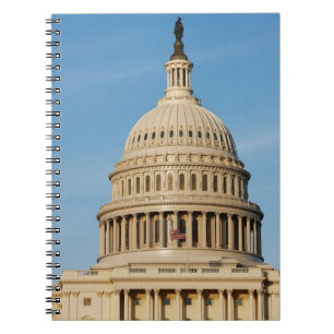 Caderno Espiral Construção do Capitólio disparada no crepúscul