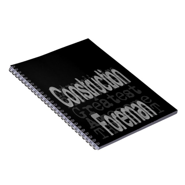 Caderno Espiral Construtor Foreman Extraordinaire (Lado Direito)
