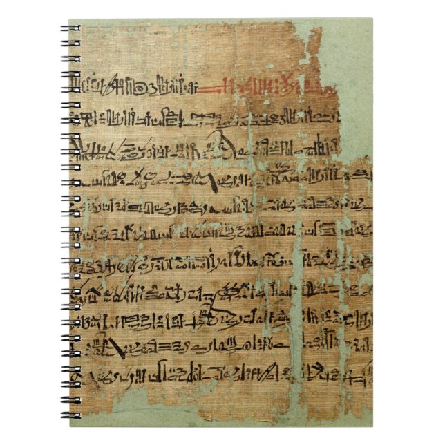 Caderno Espiral Conta da batalha de Qadesh, dada a Syria perto (Frente)