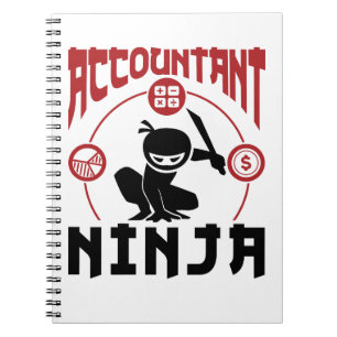 Caderno Espiral Contabilista Ninja Contabilidade CPA