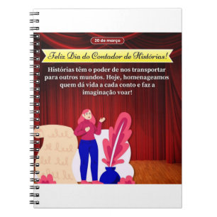 Caderno Espiral Contadores de Histórias