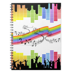 Caderno Espiral Continue dançando