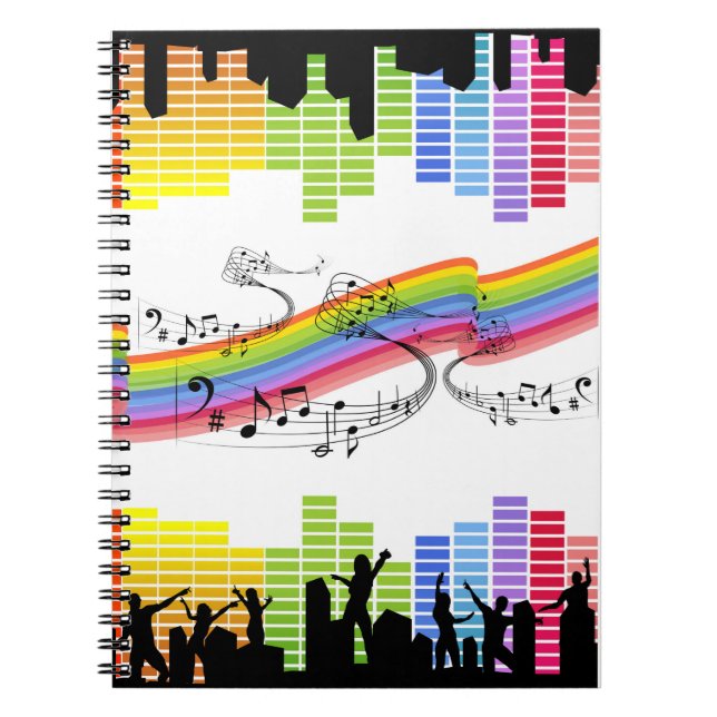 Caderno Espiral Continue dançando (Frente)