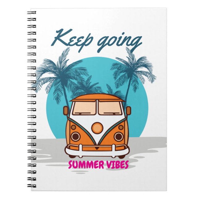 Caderno Espiral Continue em Frente (Frente)