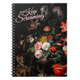 Caderno Espiral Continue Gritando