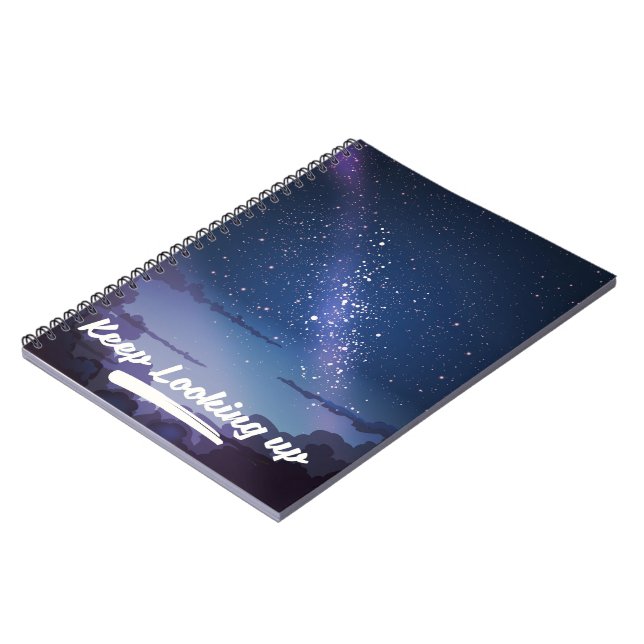Caderno Espiral continue olhando para cima (Left Side)