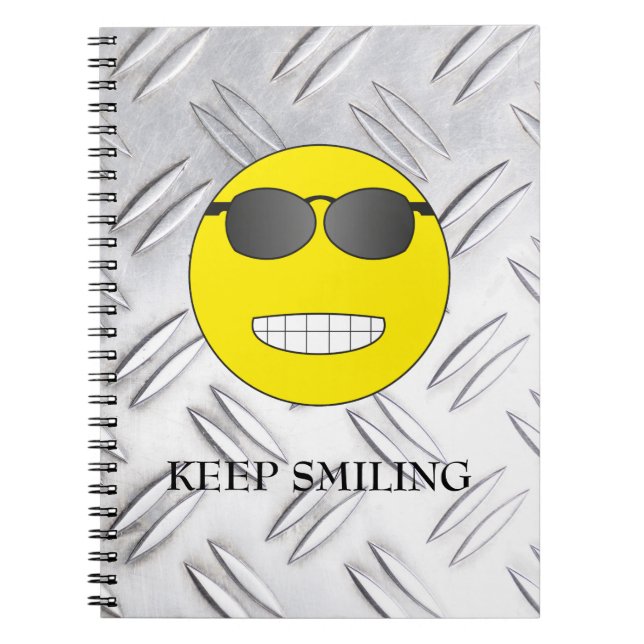 Caderno Espiral Continue sorrindo (Frente)