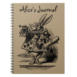 Caderno Espiral Conto Clássico da Alice no País das Maravilhas Coe