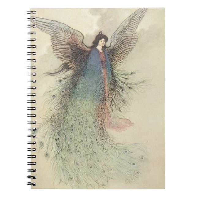 Caderno Espiral Conto de Fadas Japonês Antigo, A Donzela da Lua (Frente)