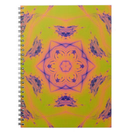 Caderno Espiral Contraste de gradiente de Sunset Beach Mandela