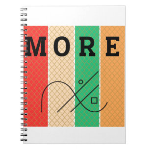 Caderno Espiral Contraste e Geometria Negrito