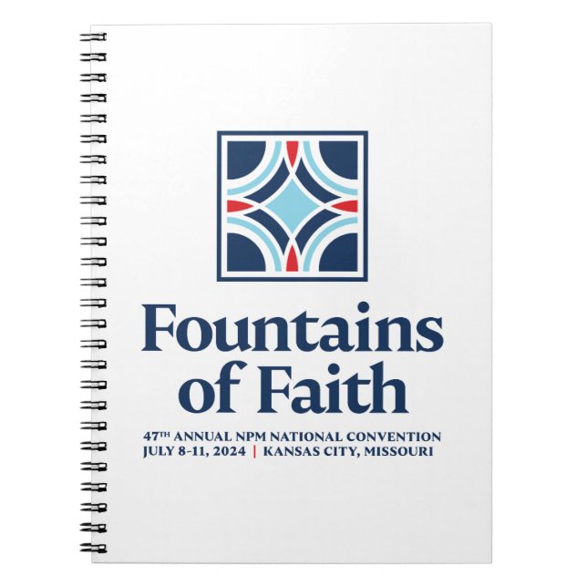 Caderno Espiral Convenção 2024 Bloco de anotações espirais (Frente)