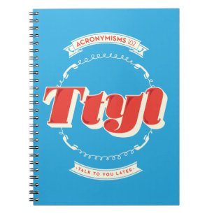 Caderno Espiral Conversa a você mais tarde