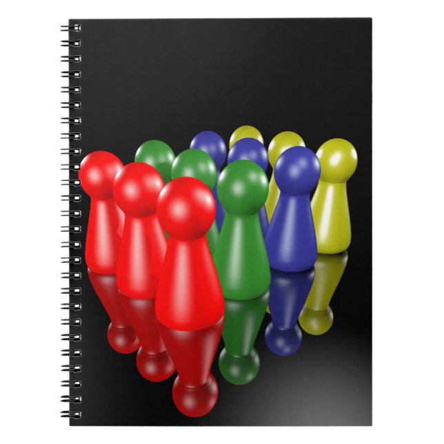 Caderno Espiral convite para o jogo (Frente)