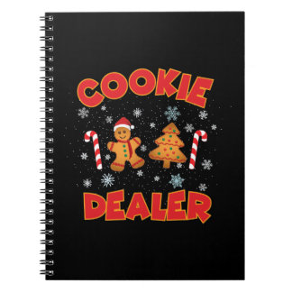 Caderno Espiral Cookie Baking Crew Natal
