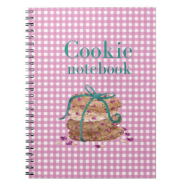 Caderno Espiral Cookie Baking Journal for Storing and Tracking 