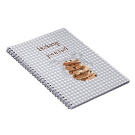 Caderno Espiral Cookie Recipe Notebook for Home Bakers.