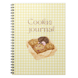 Caderno Espiral Cookie Recipe Notebook for Organizing Homemade