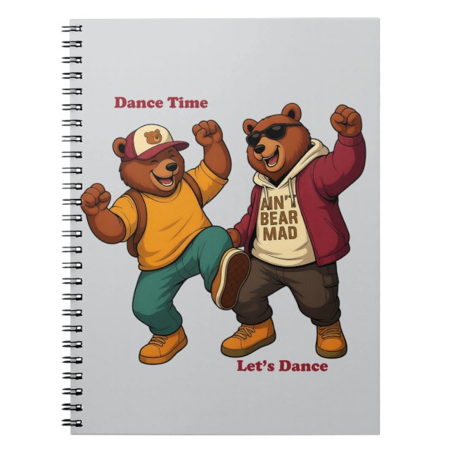 Caderno Espiral Cool Dancing Bears (Frente)