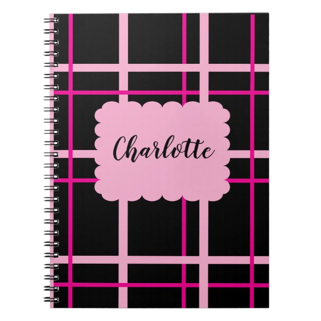 Caderno Espiral Cool Striped Pattern (Frente)