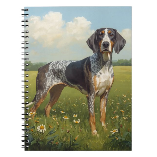 Caderno Espiral Coonhound Bluetick (Frente)