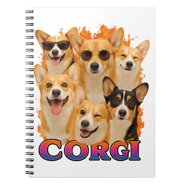Caderno Espiral Cópia Corgi (Frente)