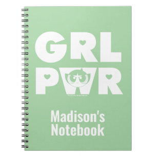 Caderno Espiral Copo de manteiga:Poder para Garota