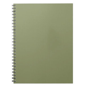 Caderno Espiral Cor da Tendência - Notebook Verde Leve Sólido