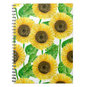 Caderno Espiral Cor d'água do Sunflower