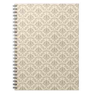 Caderno Espiral Cor damasco 3