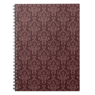 Caderno Espiral Cor damasco Roxo Escuro