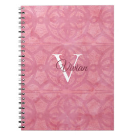 Caderno Espiral Cor-de-rosa