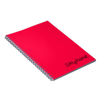 Caderno Espiral Cor de Rosa Americana