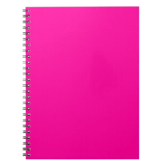 Caderno Espiral Cor-de-rosa profundo Rosa persano