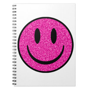 Caderno Espiral Cor-de-rosa - Sorriso brilhante