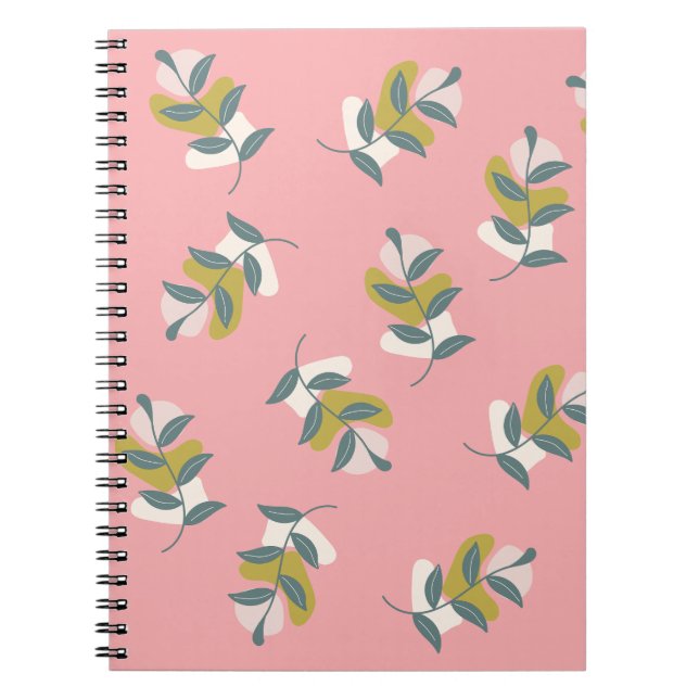 Caderno Espiral Cor pastel e natureza (Frente)
