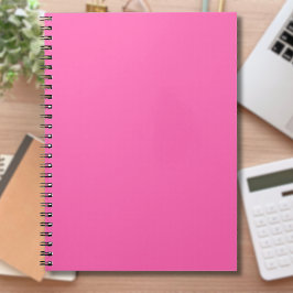 Caderno Espiral Cor Sólida Neon Quente | Clássico