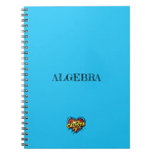 Caderno Espiral Coração Azul Calista