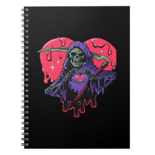 Caderno Espiral Coração Coluna Clássica