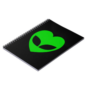 Caderno Espiral Coração de Amor Alienígena
