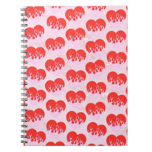 Caderno Espiral Coração de Fogo