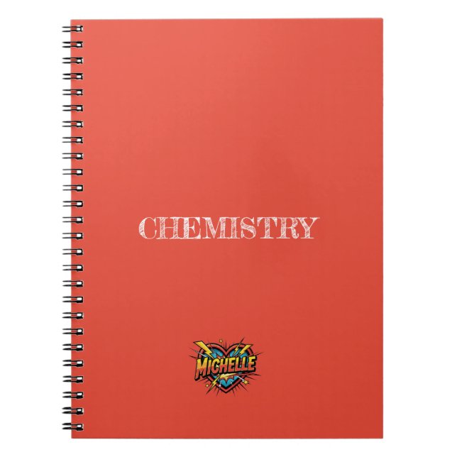 Caderno Espiral Coração de Michelle Pêssego (Frente)