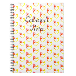 Caderno Espiral Coração de Veado
