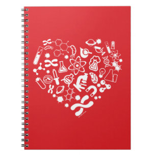 Caderno Espiral Coração do espaço e da ciência