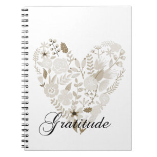 Caderno Espiral Coração grato